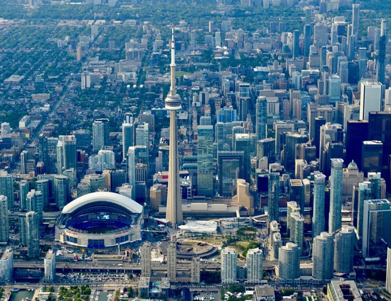 Toronto air view.